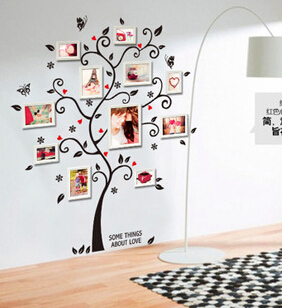 1PC Family Tree Wall Decal Remove Wall Stick Photo Tree Wall Stickers Memory Tree Photo Frame