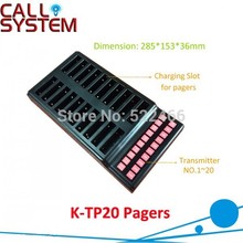 Take a Number System for restaurant queue service with 20pcs coaster pagers Shipping Free