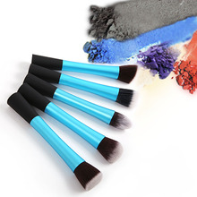 5pcs Cosmetic Professional Makeup Brush Foundation Blush blending brush 3 color M01040 