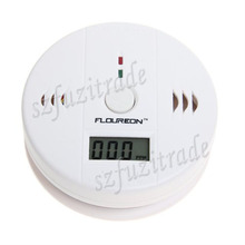 High Sensitive LCD Photoelectric Home Security System Cordless Wireless Smoke Detector Fire Alarm Sensor CO Carbon Poisoning Gas