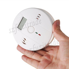 High Sensitive LCD Photoelectric Home Security System Cordless Wireless Smoke Detector Fire Alarm Sensor CO Carbon