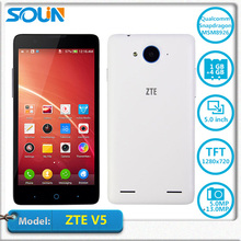 Original ZTE V5S OS MSM8916 Quad core 5 0 RAM 1GB ROM 8GB Smartphone 1280x720 WIFI