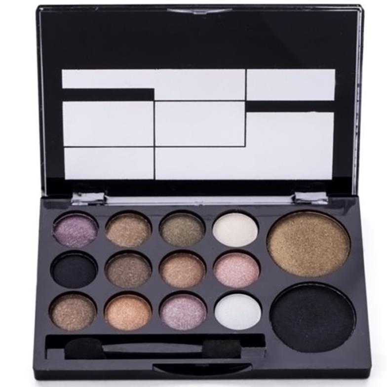 Professional Makeup 1 Set 14 Warm Color Eye Shadow Palette Neutral Nude Comestic Eyeshadow M01096