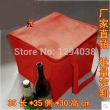 35x35x30CM Extra Larger Thicken Folding Fresh Keeping Cooler Bag Lunch Bag For Food Fruit Seafood Steak