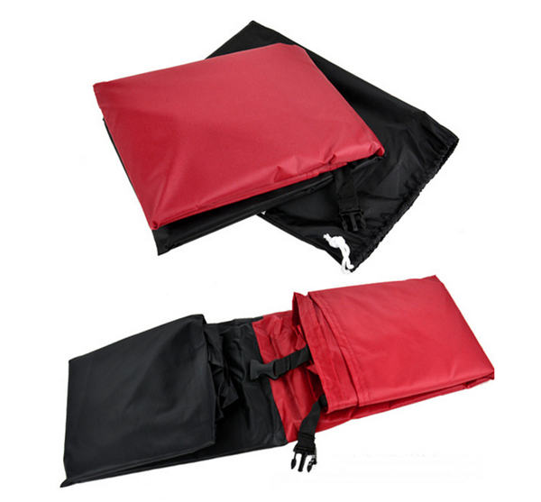 Free Shipping XXL Outdoor Motorcycle Motorbike Bike Waterproof Rain Vented Cover Extra Large Black And Red