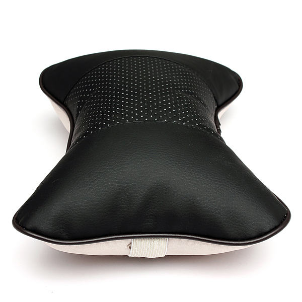 High Quality Perforating Design 2 pcs Danny leather Hole digging Car Headrest Supplies Neck Auto Safety