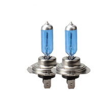 Blue Plated 2 Pcs H7 12V 55W Car Auto Xenon Halogen Light Bulb Headlight Lamp #E1Xc