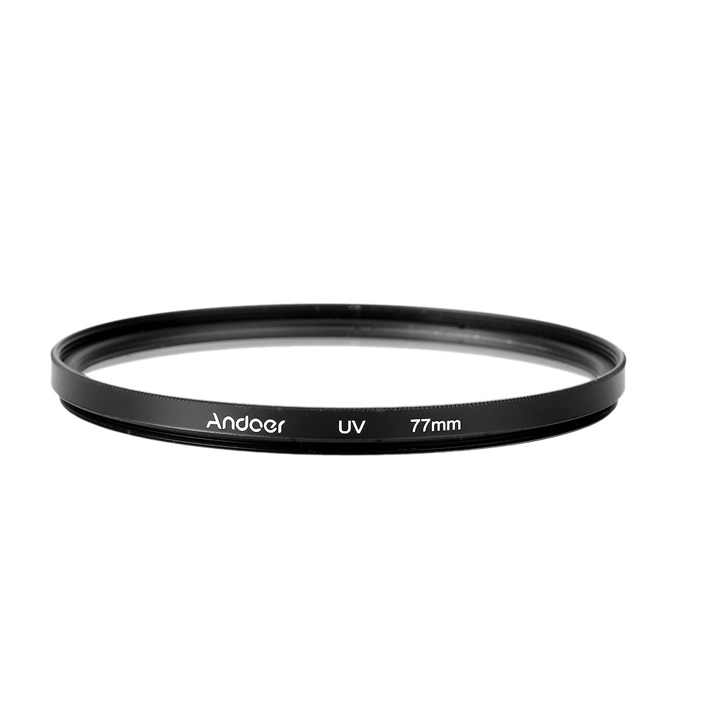 Andoer 77mm UV Ultra-Violet Filter Lens Protector for Canon Nikon DSLR Camera