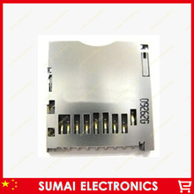 30pcs/lot SD Card Socket Adapter Automatic Push/Push SD Memory card holder tray