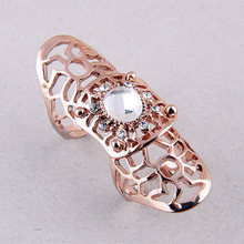 Cupid Jwelry 925 Fashion Silver Plated Big Hollow exaggerated Hollow Ring Engagement Price Freeship