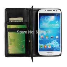 For Samsung Galaxy S4 i9500 leather flip cover mobile phone case as 2014 new mobile phone accessories, free shipping