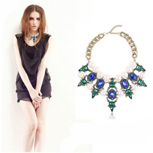 New fashion female temperament of restoring ancient ways of pearl rivet gracefuls and restrained short necklace