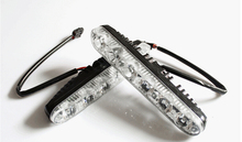 High and low beam 18w Aluminum LED daytime running lights with lens waterproof High Power DRL