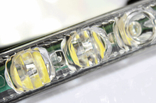 High and low beam 18w Aluminum LED daytime running lights with lens waterproof High Power DRL