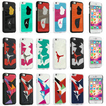 3D Jordan sneakers Sole PVC Rubber Cover For iPhone 6 4 7 Inch Jump man Phone