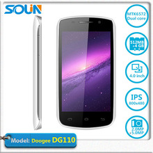 Original DOOGEE COLLO3 DG110 Android4.2 Smartphone 4.0″IPS MTK6572 Dual Core Support GPS 3G ROM 4GB Dual SIM Six Color CB089DK