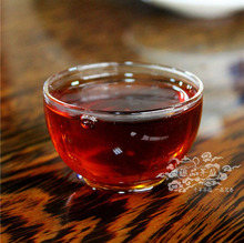 Rose Flavor Old Tea Trees Super Grade Ripe Puer Tea Mini Bowl Da shaped Shu Pu