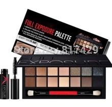 2014 New 14 color smash box full exposure palette make up eyeshadow kit set ,pro makeup shadows pinceis with brush