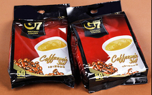 2015 Top Quality three in one 50packs Vietnam Black Instant Coffee G7 Coffee Slimming Delicious Coffee