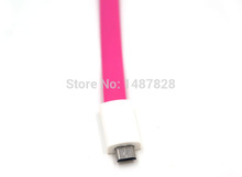 17cm Magnet Micro USB To Usb Charging Data Cable for Samsung HTC Lenovo Cell Phones Pink