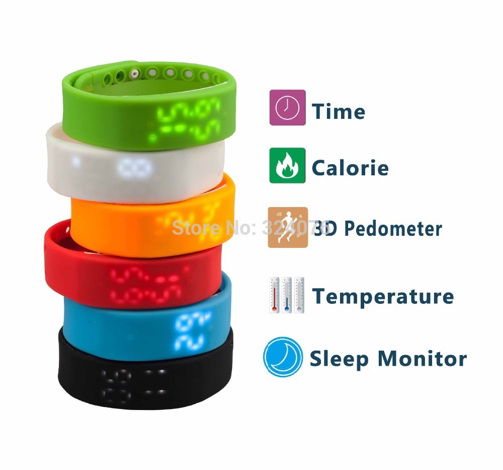 2015 Real Adult Pulseira New Smartband W2 Smart Wristband Fitbit Flex Fitness Tracker Fuelband Health Monitors