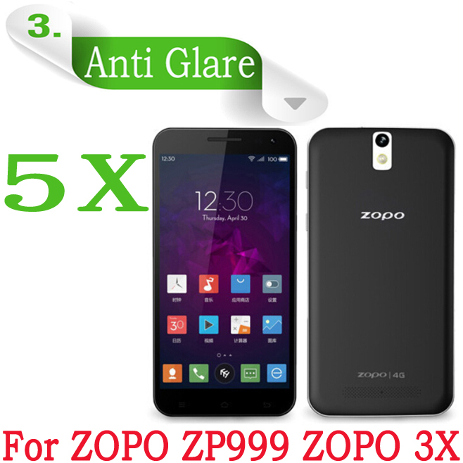 5pcs lot Octa Core 4G LTE Phone 5 5 Zopo ZP3X Screen Protector Matte Anti Glare