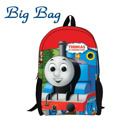 Cartoon backpack Thomas and friends school backpack for boy Thomas the train backpack with smooth zipper