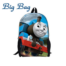 Cartoon backpack Thomas and friends school backpack for boy Thomas the train backpack with smooth zipper