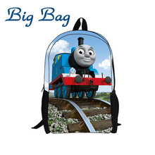 Cartoon backpack Thomas and friends school backpack for boy Thomas the train backpack with smooth zipper