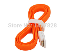 1M Silicone Micro USB To USB Charging Data Cable for Samsung HTC Lenovo Cell Phones (Orange)