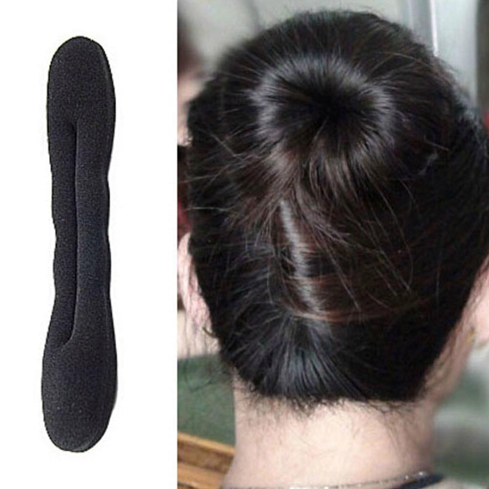 Simple fashion hair bands Magic Foam Sponge Hair Plate Donut Bun Maker Former Twist Tool Styling