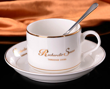 Creative bone china coffee cup set,British tea&coffee cup and saucer,ceramic coffee cup