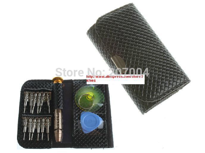15 in 1 Kaisi K 3310B Portable Versatile Screwdriver Set with Leather Case Smartphones Repair Tools