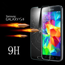 Hot 1pcs 0.4mm Tempered Glass Anti Shatter Screen Protector Film For samsung galaxy s5 i9600 protective film guard for S5
