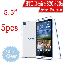 New Arrival Ultra Clear HD Screen Protector Film For HTC Desire 820 Mobile phone 5 5
