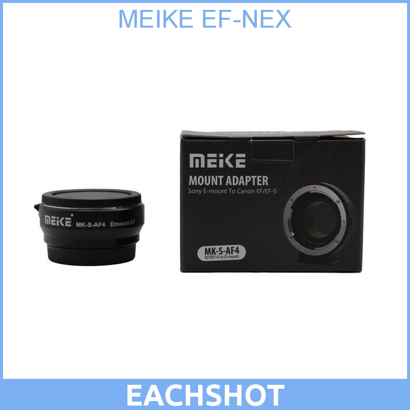 Auto Focus MEIKE EOS EF NEX Electronic Smart Adapter for Canon EF EFS lens to Sony