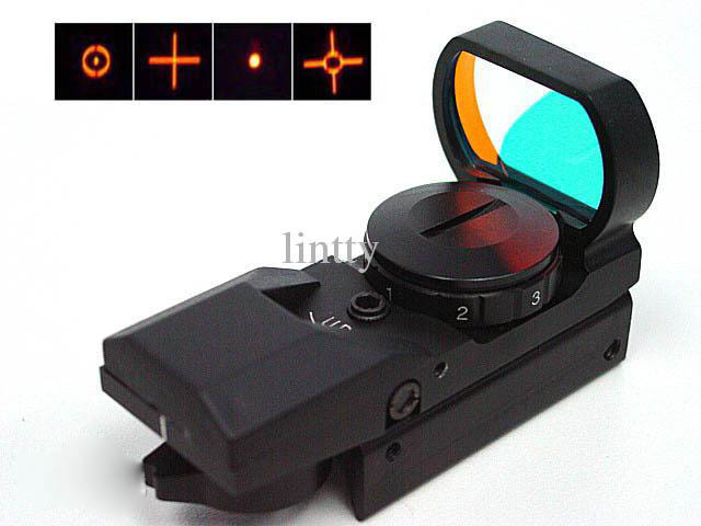 Tactical Hunting Shooting Holographic Multi 4 Reticle Red Dot Sight Reflex For handguns rifles shotguns