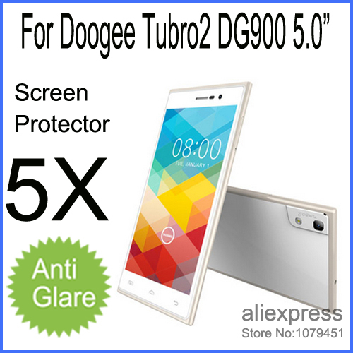 5x Anti Glare Ultra Thin Matte Screen Protectors Covers Film Guard for DOOGEE TUBRO2 DG900 5
