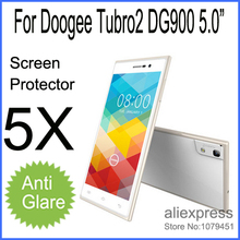5x Anti Glare Ultra Thin Matte Screen Protectors Covers Film Guard for DOOGEE TUBRO2 DG900 5″inch MTK6592 Octa Core  Free Ship