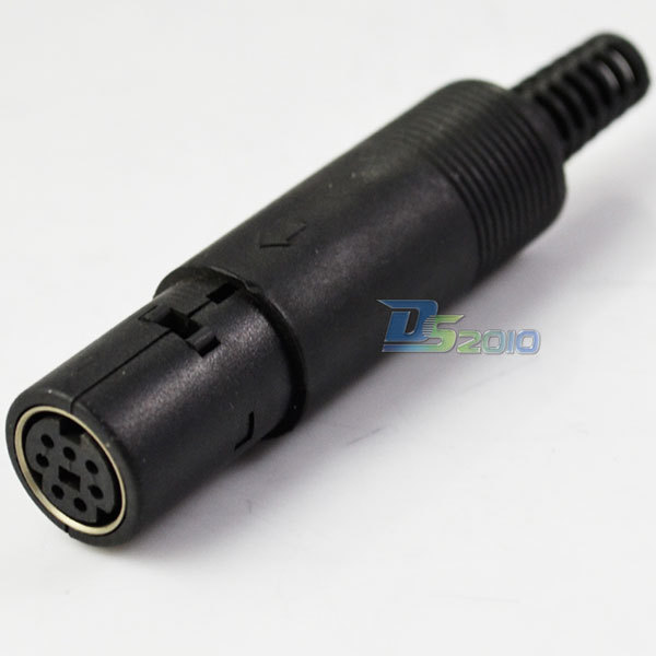 Купить высокая qualitynew женщина 7 pin mini din адаптер разъем мини ...