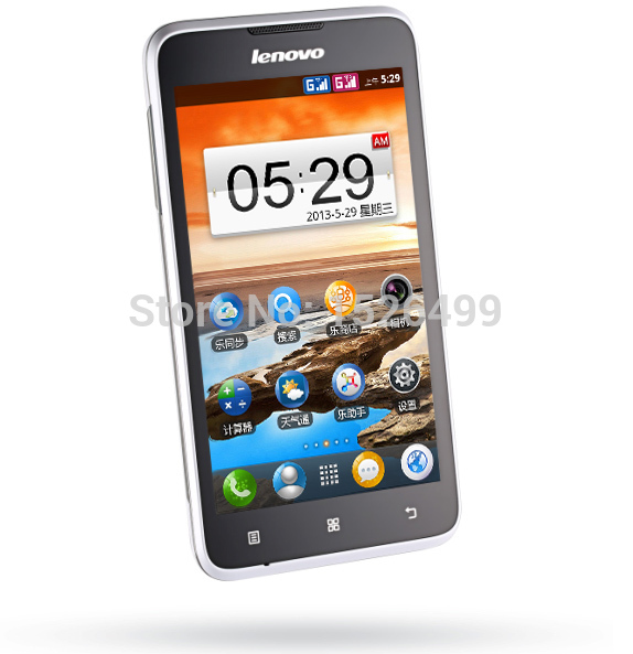 5 0 inch lenovo A529 phone MTK6572 Dual core cell phone android smartphone touch TFT screen