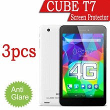 2014 new Cube T7 MT8752 Octa Core Matte LCD screen protector protective film 3pc Hot Sale