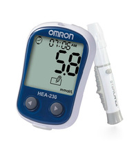 Home Hospital Use Omron HEA-230 Blood Glucose Meter/Glucose Monitoring System / Blood Sugar Testing For Diabetics Free Shipping