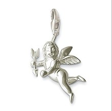 free shipping hot selling hot charm 2014 tms silver factory price ts0024 Cupid love pendants
