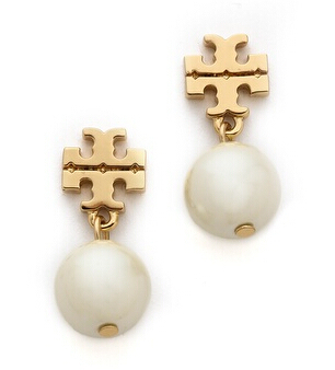 Te1240 Hot Selling New 2014 Fashion Pearl Earrings For Girls Gold Plated Pearl Earrings For Women