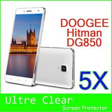 5.0″ Doogee Hitman DG850 Super Clear Screen Film,High Definition Screen Protector Smartphone Doogee DG850 Protective Film 5pcs