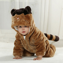 High imitation coon animal design clothes for baby cosplay