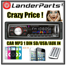 2015 Arrival 12V Car Radio player FM MP3 car audio with USB SD slot MP3 WMA