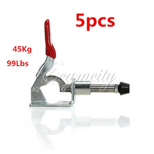 High Quality 5Pcs Holding Latch 99Lbs 45kg Capacity Horizontal Toggle Clamp Pull Action GH-301AM Quick Release Tool