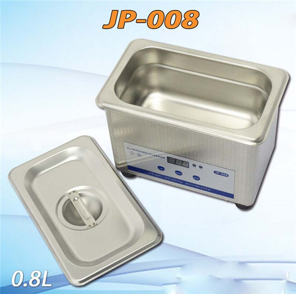 110V/220V 0,8 L profissional Digital Mini domésticos ultra-sônica máquina de limpeza de vidro Jewelys relógio temporizador Nealy JP-008